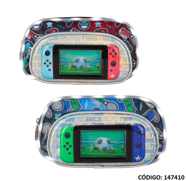 CANOPLA FOOTY 2 CIERRES GAME ZONE CON LUZ (L1474100)