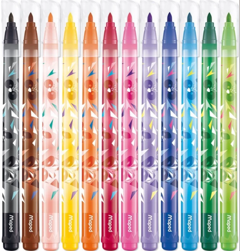 MARCADOR MAPED MINI CUTE X12 COLORES (L1517700)