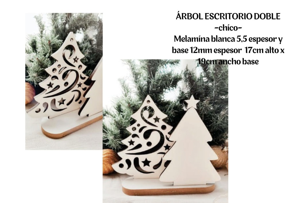 ARBOL DECO ESCRITORIO DOBLE CHICO (R25329)