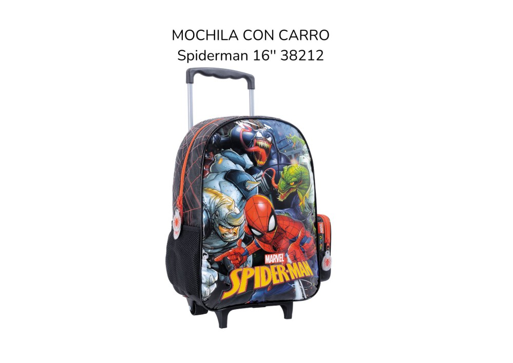 MOCHILA CARRO 16&quot; WABRO SPIDEMAN (L25506)