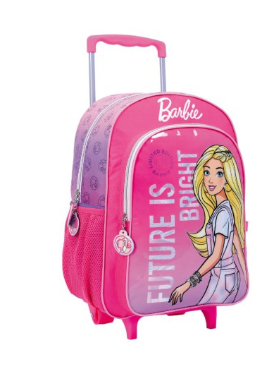 MOCHILA CARRO 16&quot; WABRO BARBIE (L25473)