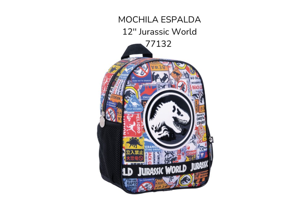 MOCHILA 12&quot; WABRO JURASSIC WORLD JARDIN ESPALDA(L25450)