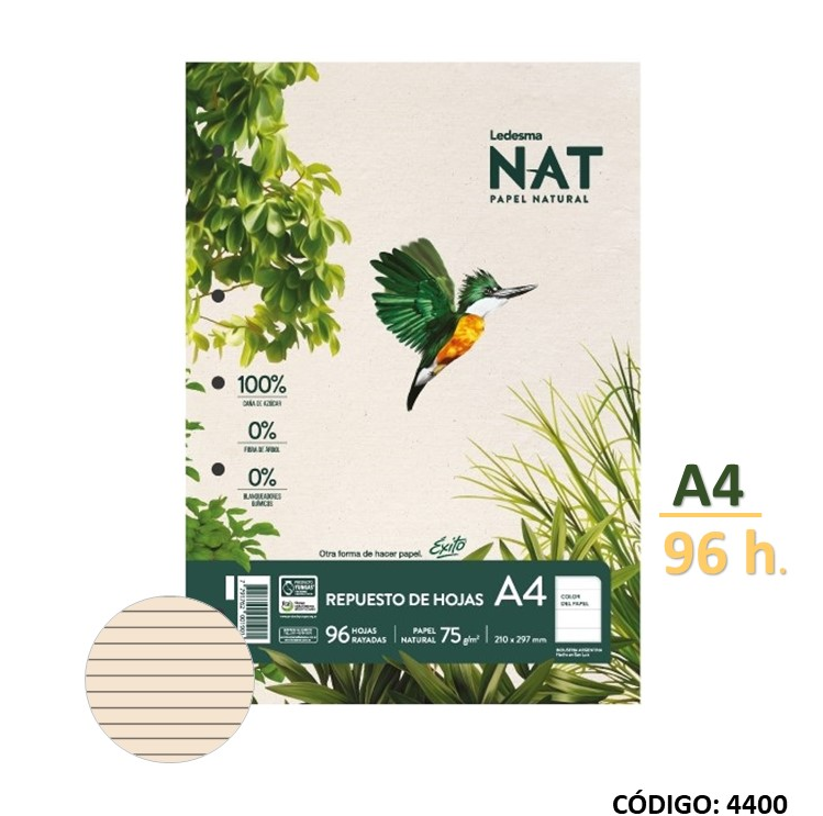 REPUESTO A4 EXITO NAT RAYADO x 96HJS. (L44000)