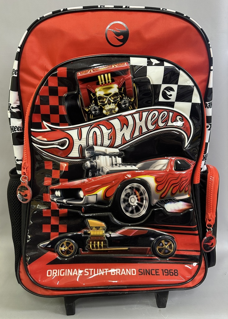 MOCHILA CARRO 18&quot; WABRO HOT-WHEELS (L25483)