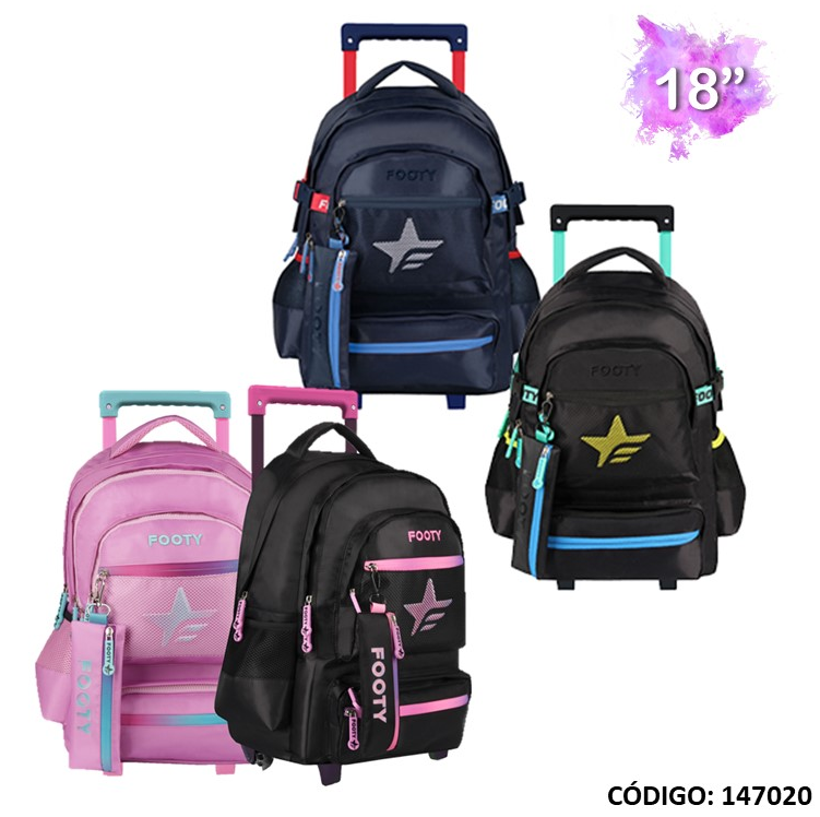 MOCHILA CARRO 18&quot; FOOTY STAR (L1470200)