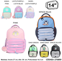 MOCHILA 14" CHIMOLA COLORBLOCK ESPALDA (L2708900)