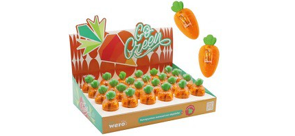 SACAPUNTAS DEPOSITO ZANAHORIA WERO GO GREEN (L25738)