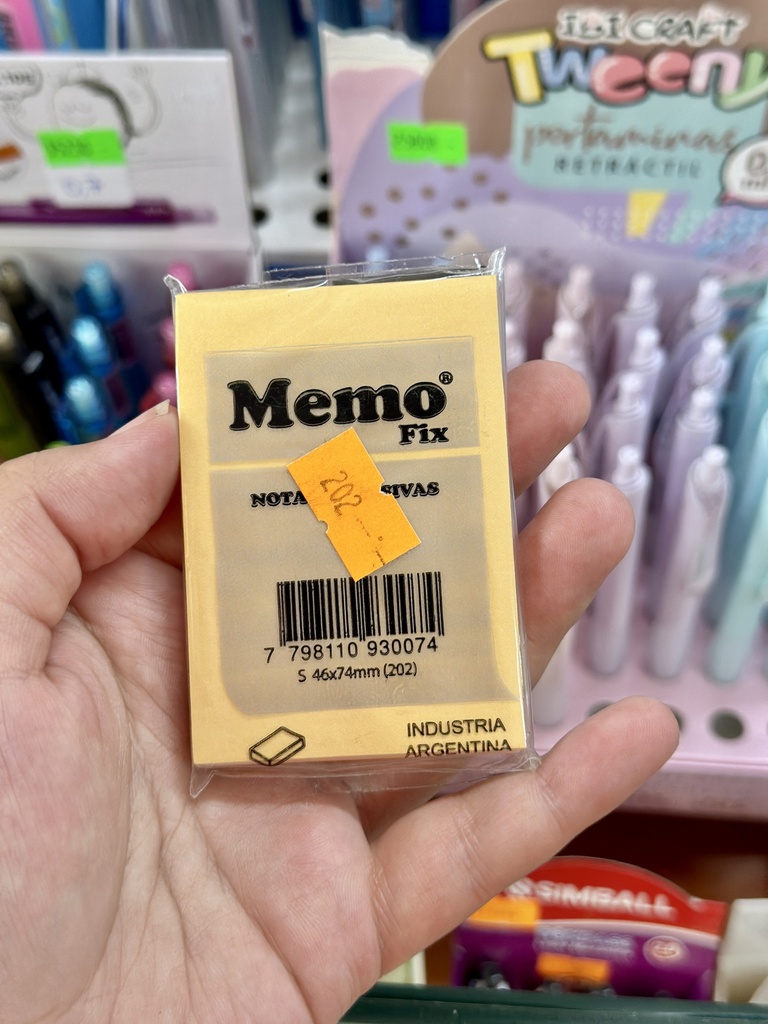 MEMO FIX S PASTEL x100hjs.(M202)