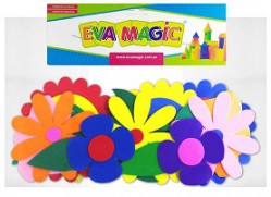 APLIQUE GOMA EVA FLORES X10 (L15707)