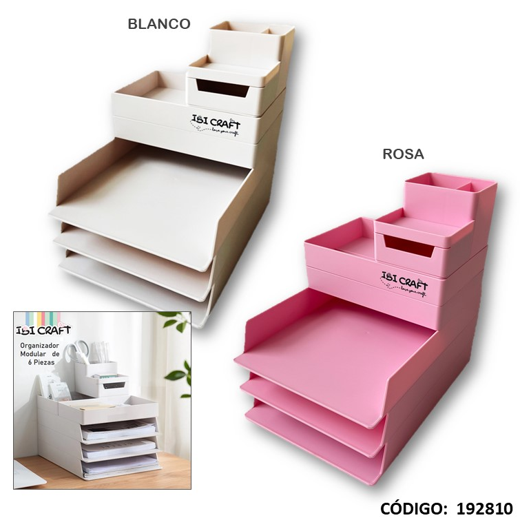 ORGANIZADOR SET APILABLE ESCRITORIO IBI CRAFT (L192810)