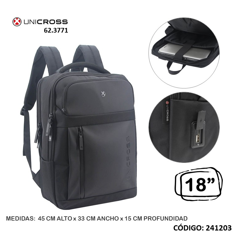 PORTANOTEBOOK LSD 18&quot; UNICROSS MOCHILA (L241203)