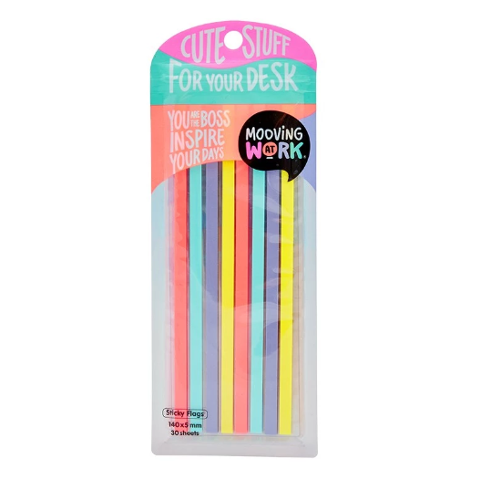 BANDERITAS MOOVING ANGOSTAS RESALTADORAS 14X5MM. (L232099)