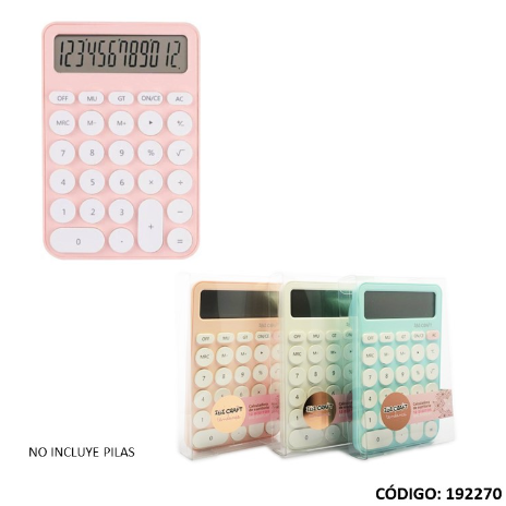 CALCULADORA IBI CRAFT 12 DIGITOS VERTICAL (L192270)