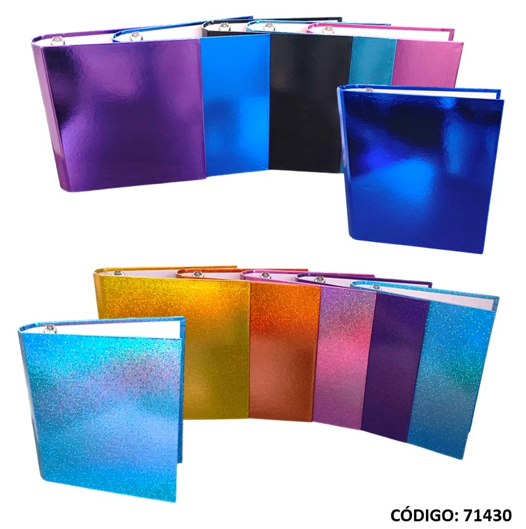 CARPETA N3 REXON GLITTER/METALICO (L71430)