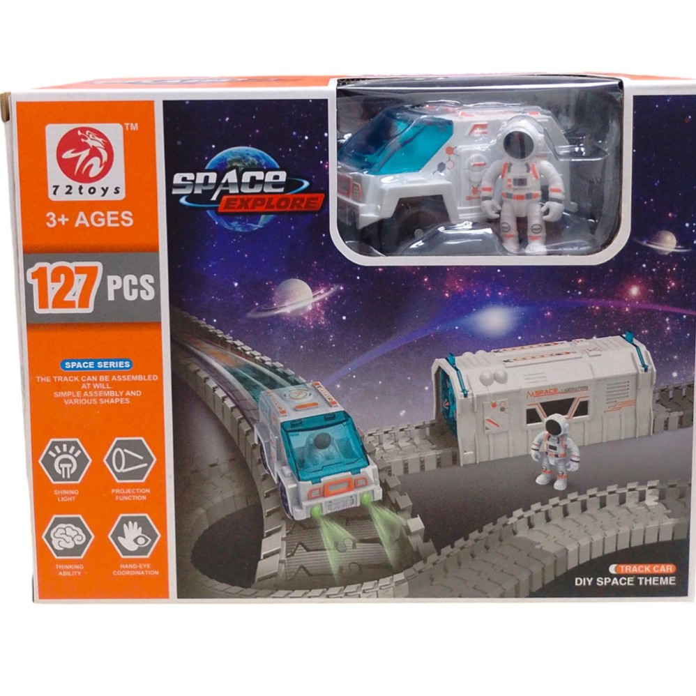 PISTA NAVE ESPACIAL 127 PIEZAS (J27431)