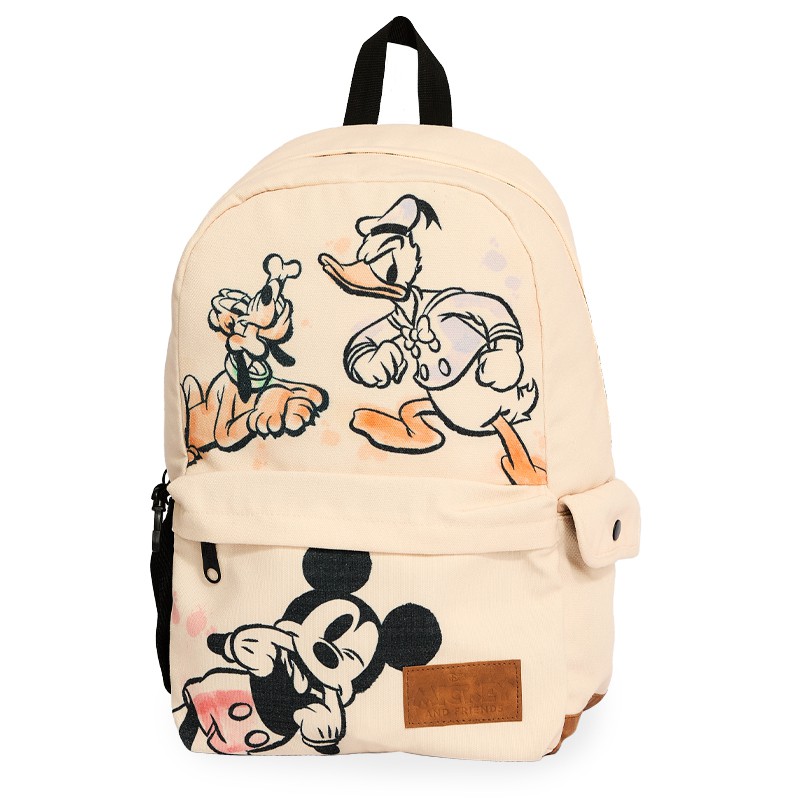 MOCHILA 18&quot; MOOVING MICKEY WATERCOLOR ESPALDA (L27634)