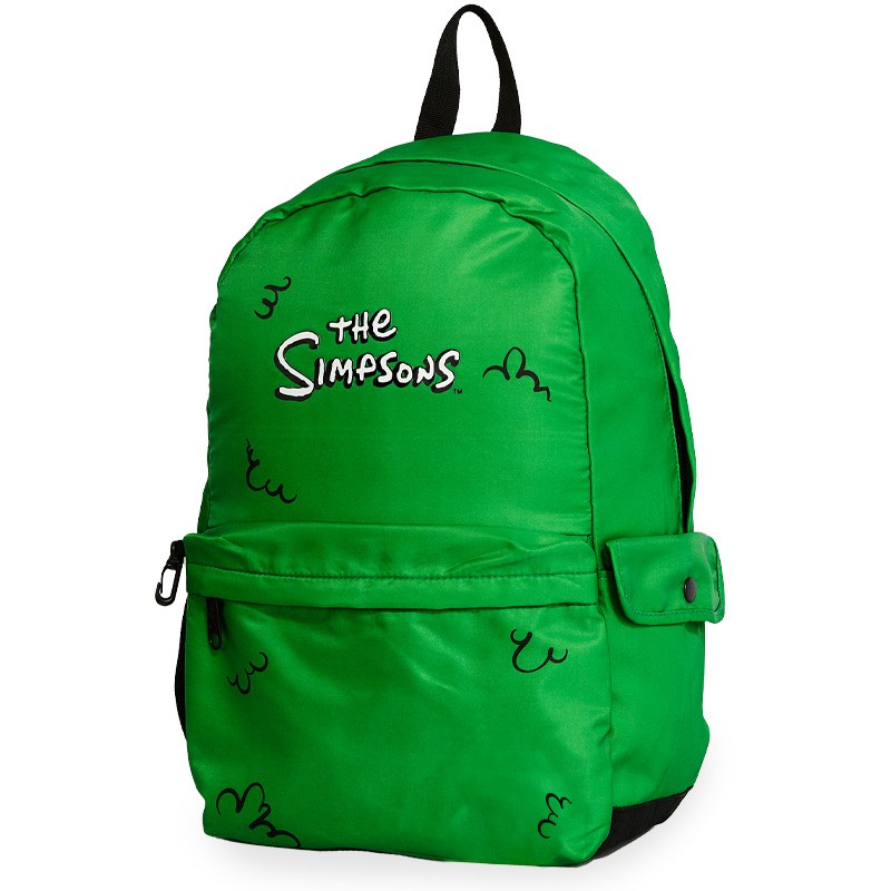MOCHILA 18&quot; MOOVING SIMPSONS GREEN ESPALDA (L27653)