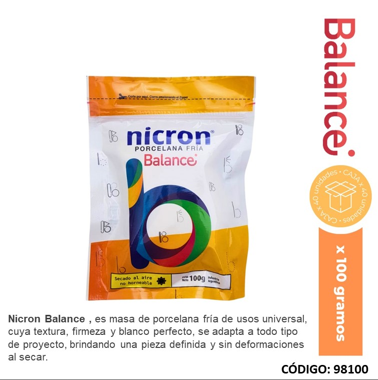 PORCELANA FRIA NICRON BALANCE 100gr. (L98100)