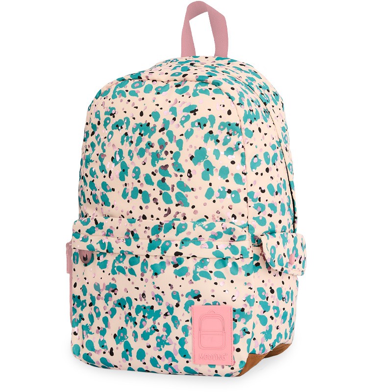 MOCHILA 18&quot; MOOVING BAIRES DOTS ESPALDA(L27624)
