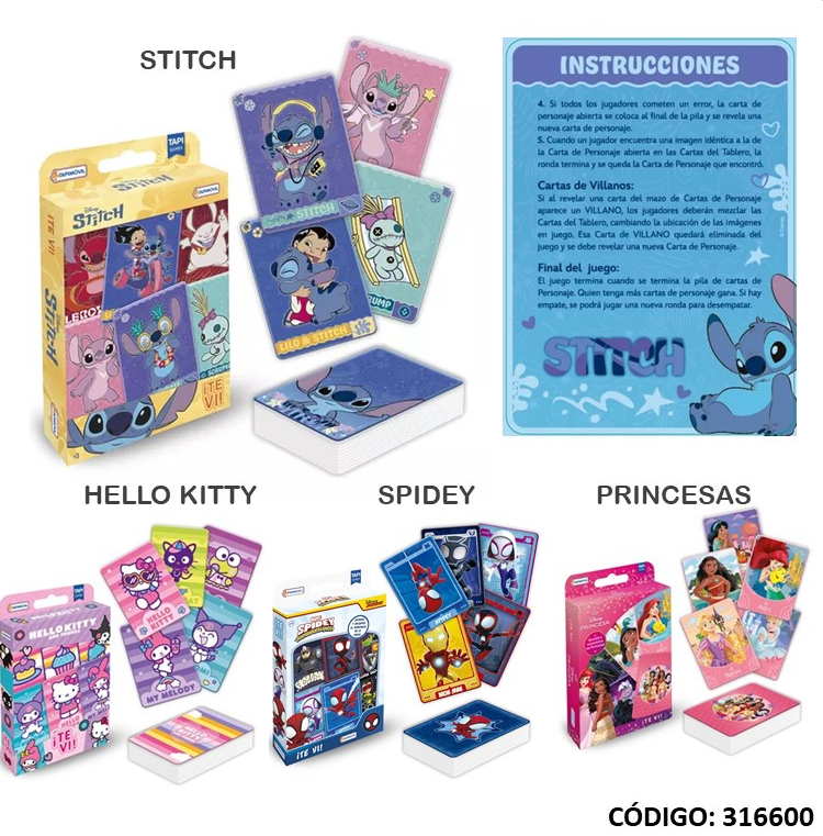 CARTAS JUEGO NAIPES TE VI! (J316600)