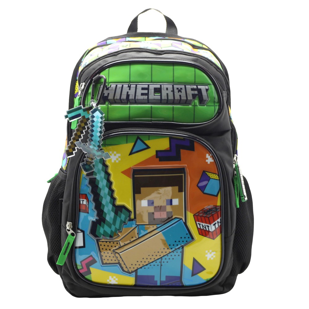 MOCHILA 18&quot; CRESKO MINECRAFT ESPALDA (L29466)