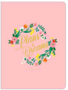 CUADERNO DECORLINE 19X26 PLANS AND DREAM LISO ROSA PASTEL (L38858)
