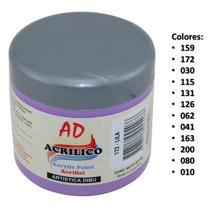 PINTURA DECORATIVA ACRILICA  AD x200 (L151060/200)