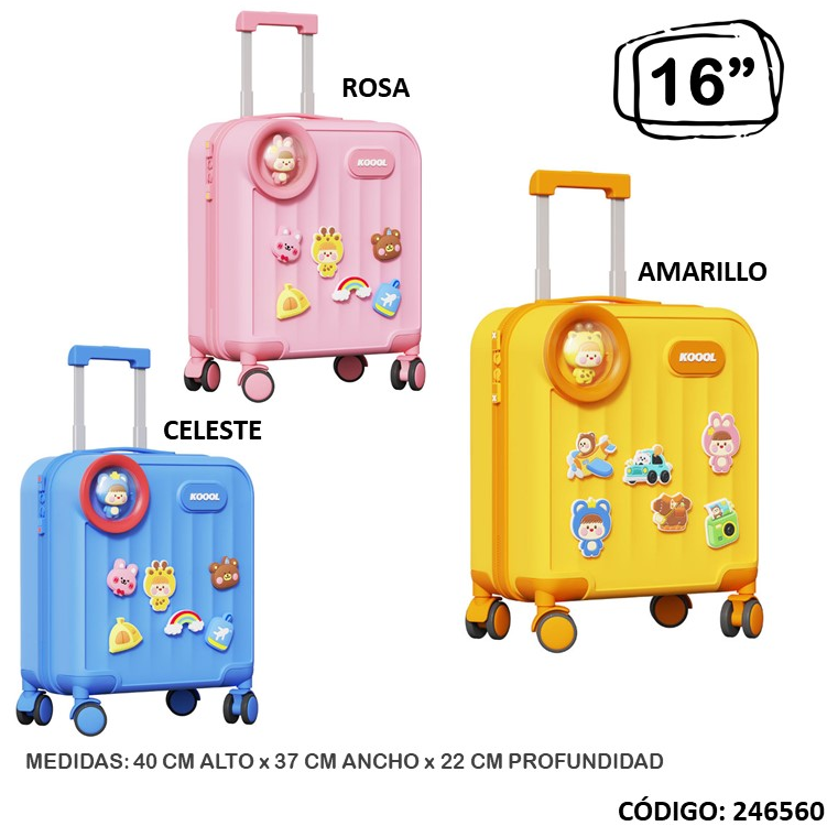 VALIJA CARRY ON 16&quot; KOOL (L246560)