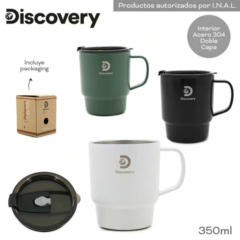 TAZA DISCOVERY ACERO 350ml. (R30414)