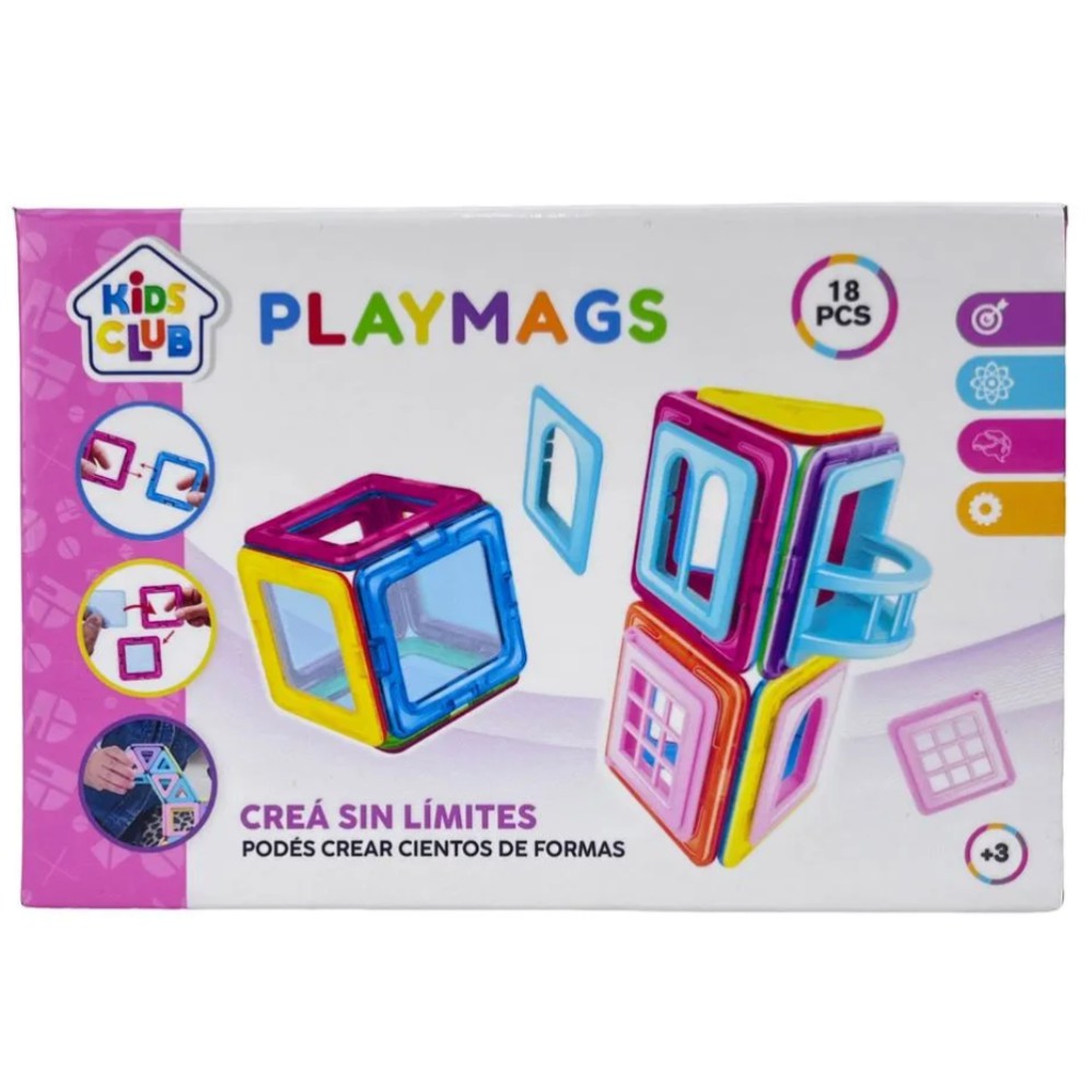 BLOCKY MAGNETO PLAYMAGS (J30549)