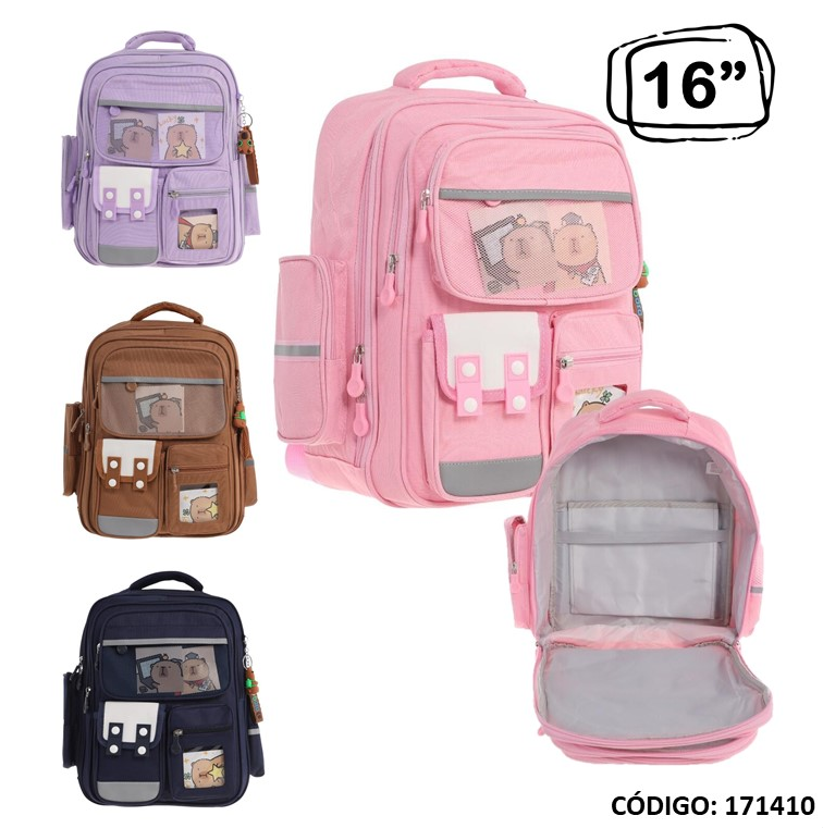 MOCHILA 16&quot; OWEN CAPYBARA (L171410)