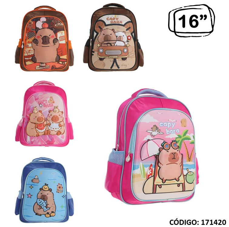 MOCHILA 16&quot; OWEN CAPYBARA (L171420)