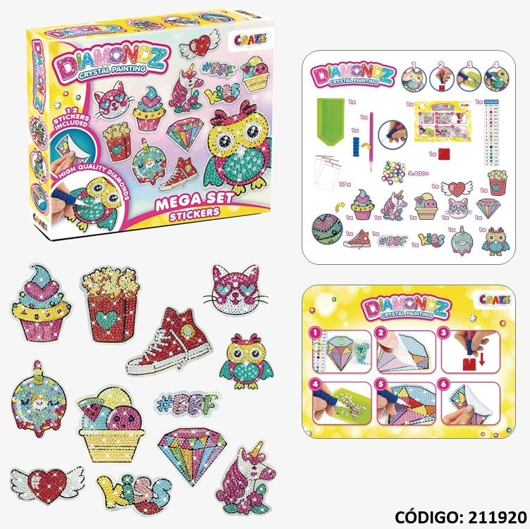 DIAMONDZ MULTISCOPE MEGA STICKERS (J211920)
