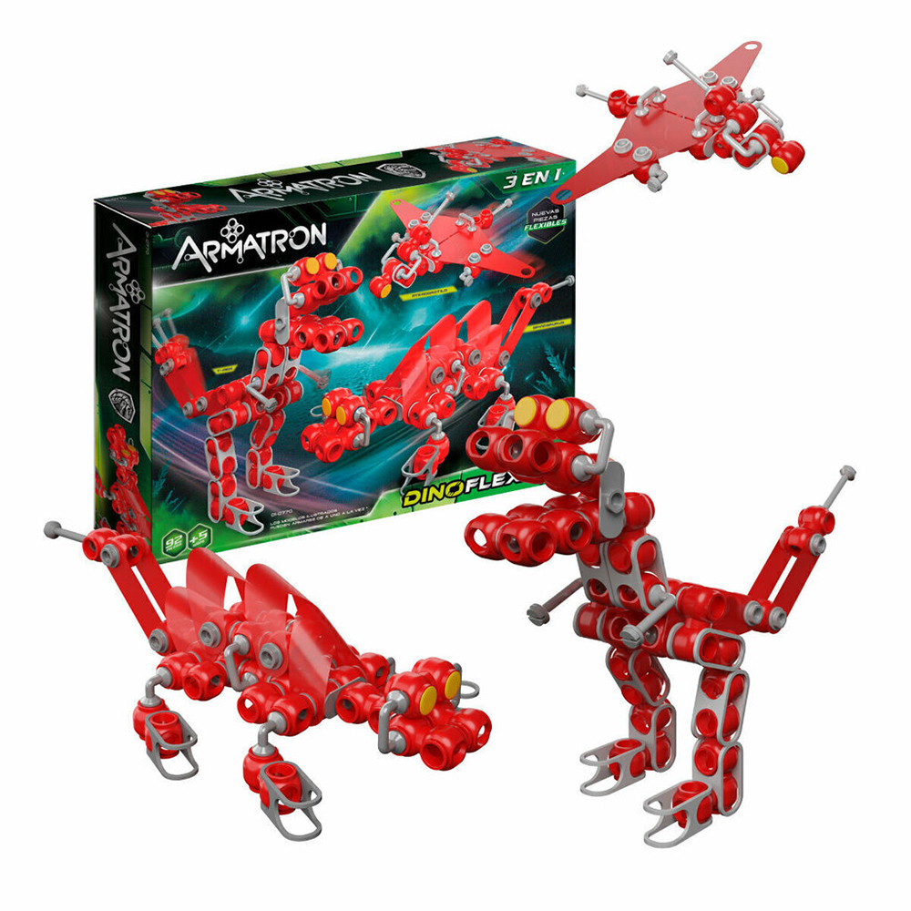ARMATRON 90 PIEZAS DINOFLEX (G770)