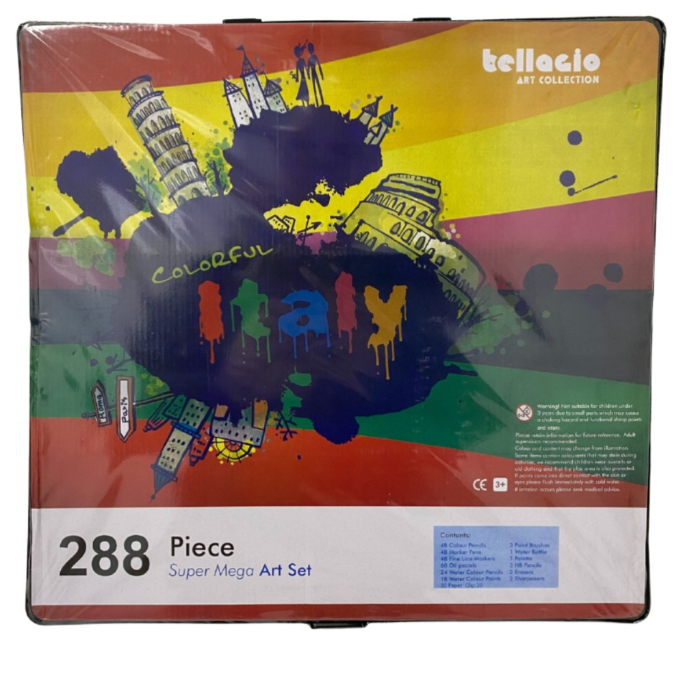 SET DE ARTE BELLACIO X288 PIEZAS (L31191)