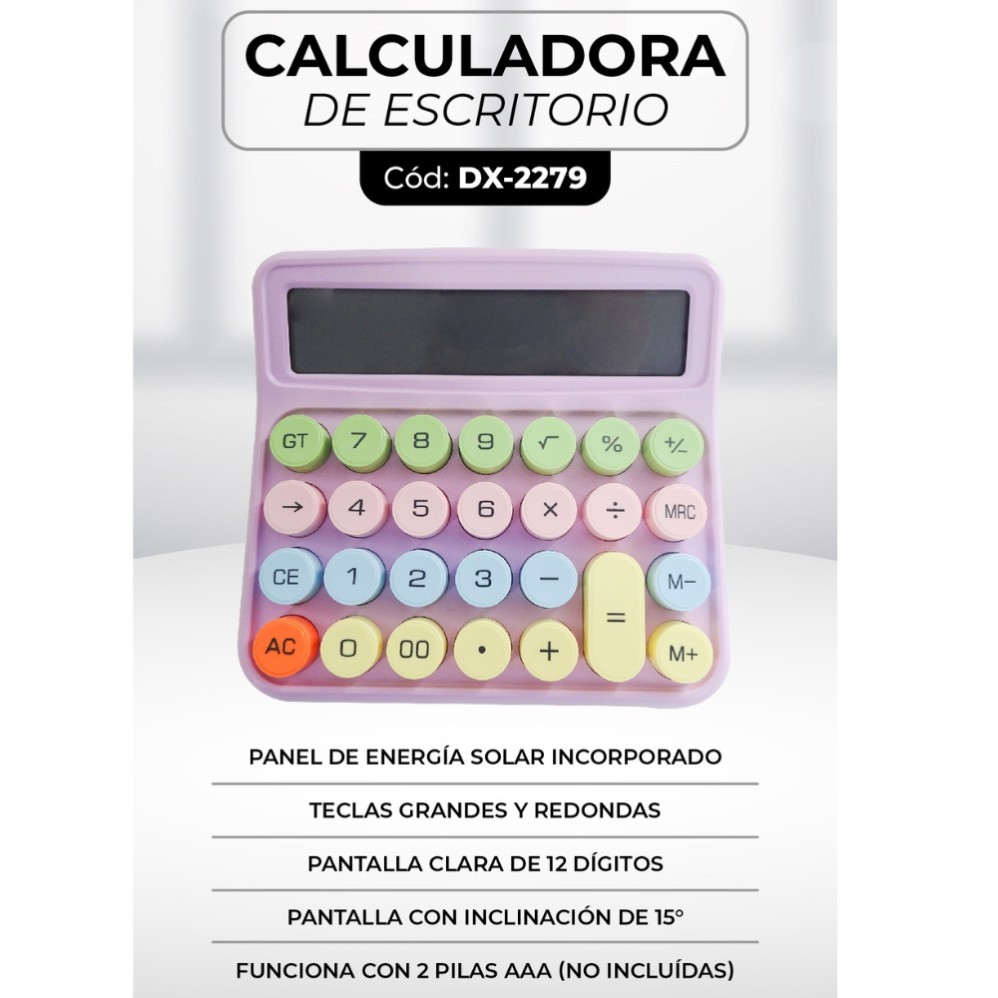 CALCULADORA CYB ESCRITORIO 12 DIGITOS (L31414)