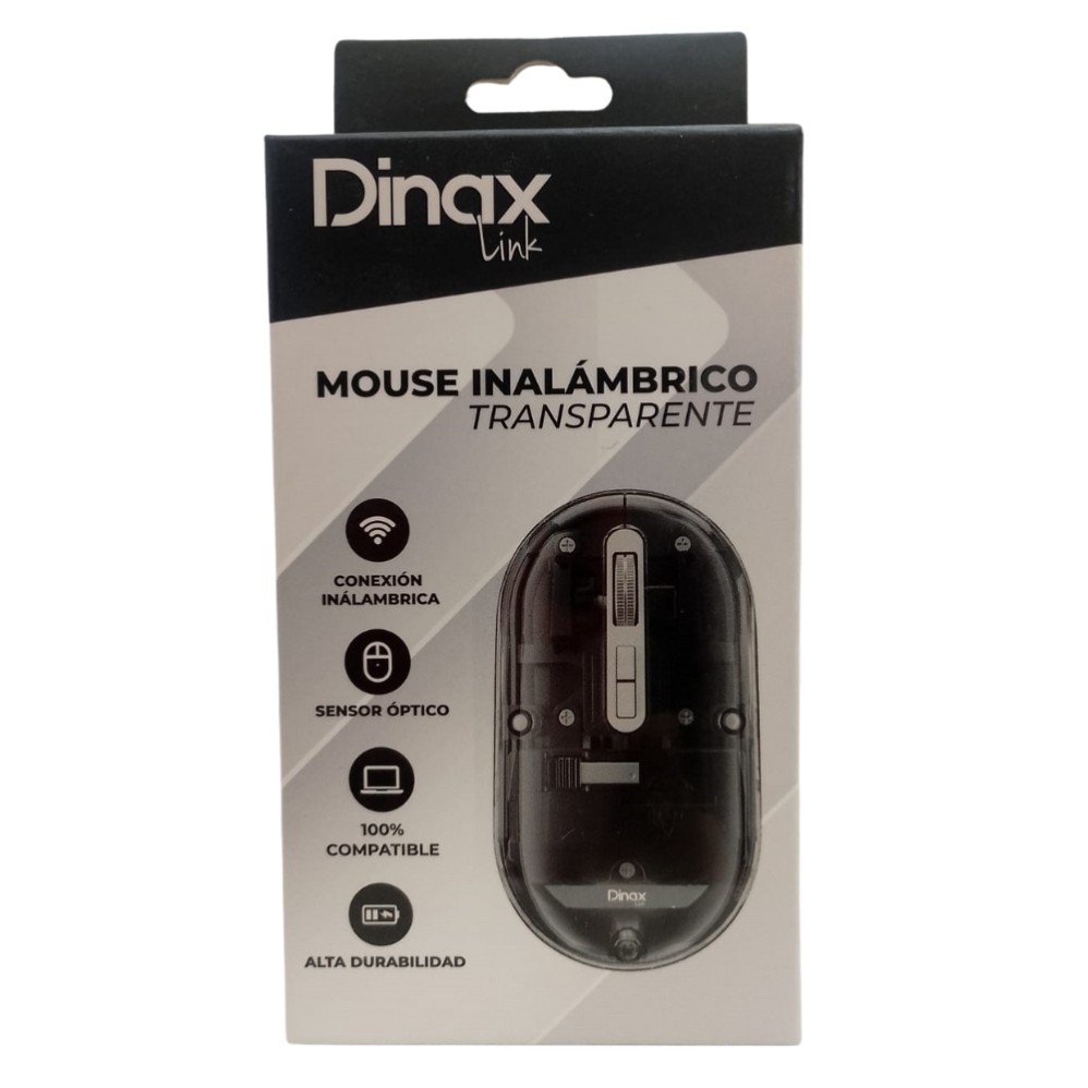 MOUSE INALÁMBRICO TRANSPARENTE (L30903)