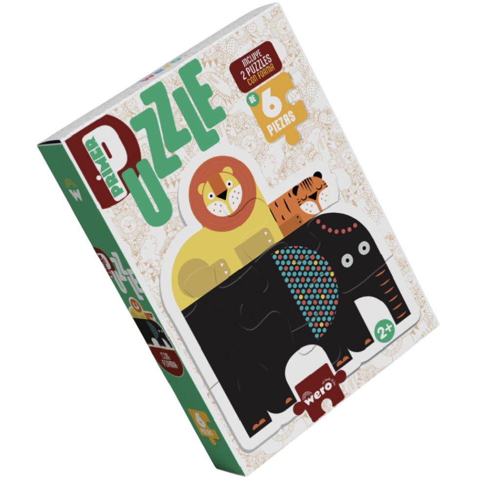 PUZZLE WERO 2 UNIDADES DE 6 PIEZAS (J31568)