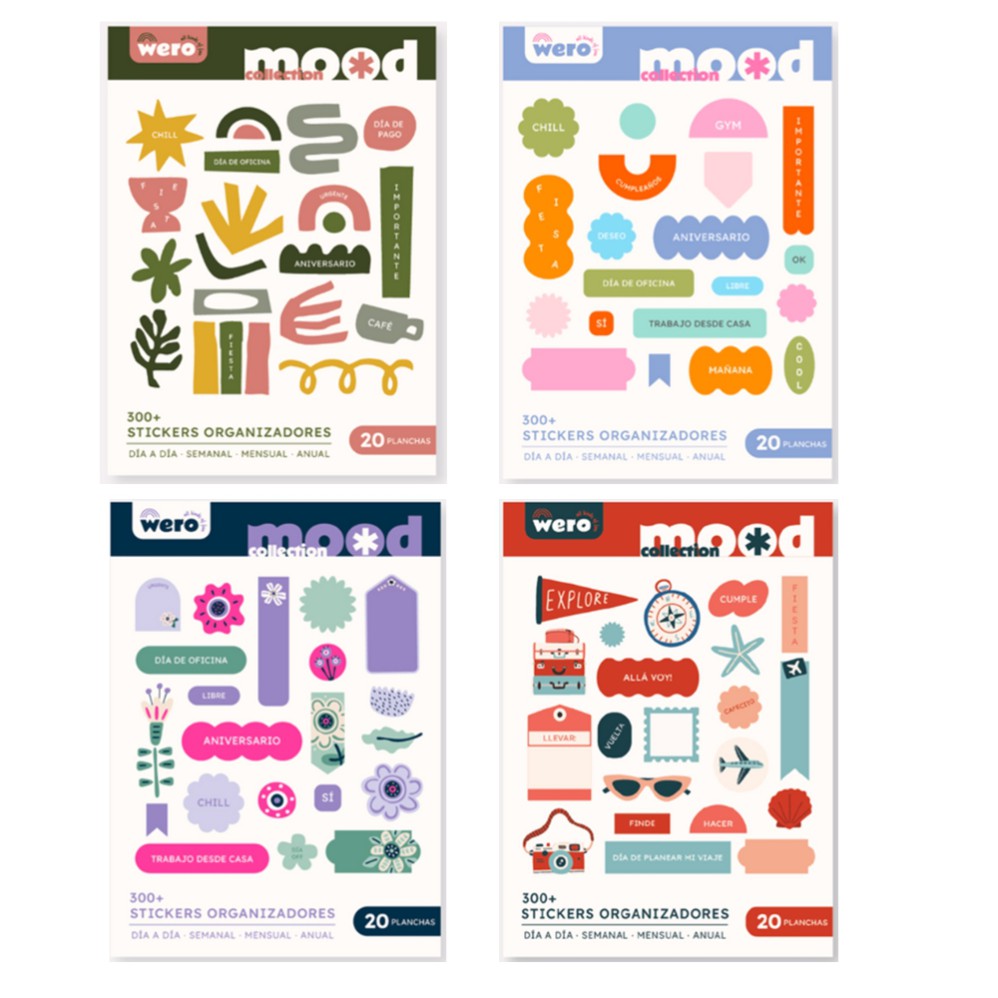 BLOCK WERO STICKERS ORGANIZADOR (L31564)