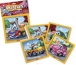 PUZZLE    4 PIEZAS DURAVIT AUTOS  (J0781)