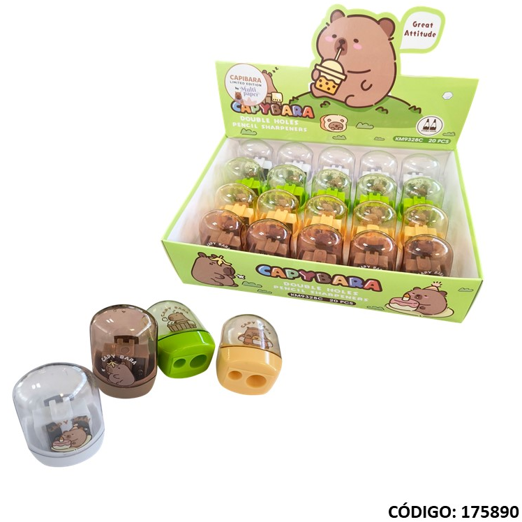 SACAPUNTAS MULTIPAPER CAPIBARA CON DEPOSITO (L1758900)