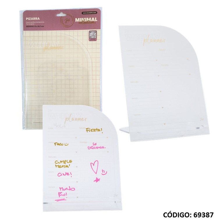 PIZARRA FW ACRILICA PLANNER MINIMAL (L69387)