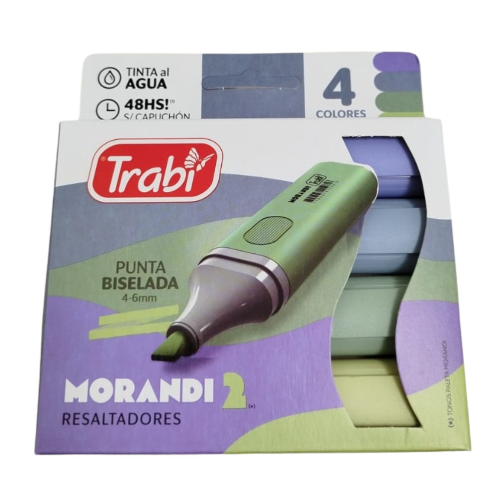 RESALTADOR TRABI MORANDI 2 X4 COLORES (L32156)