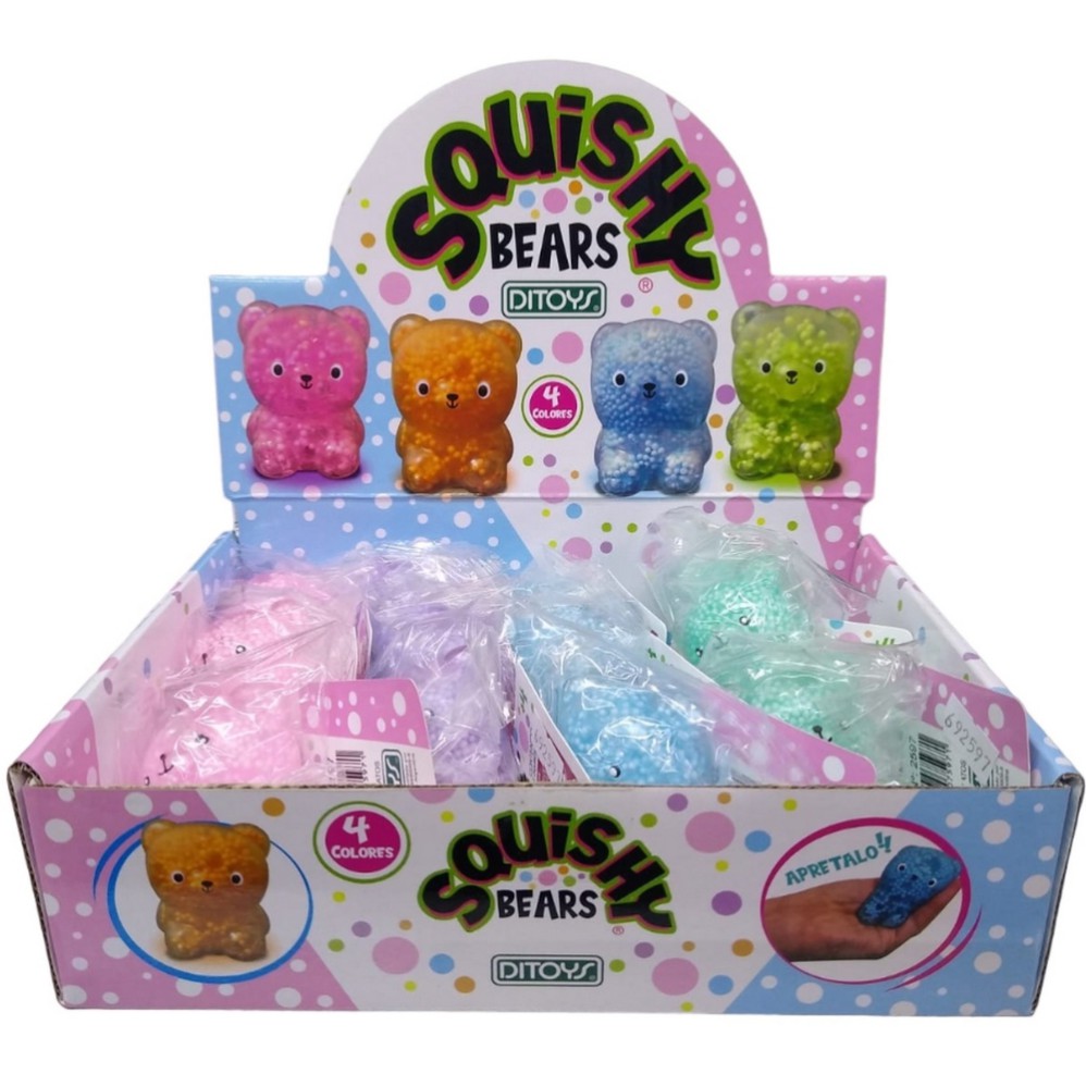 SQUISHY DITOYS BEARS (J32740)