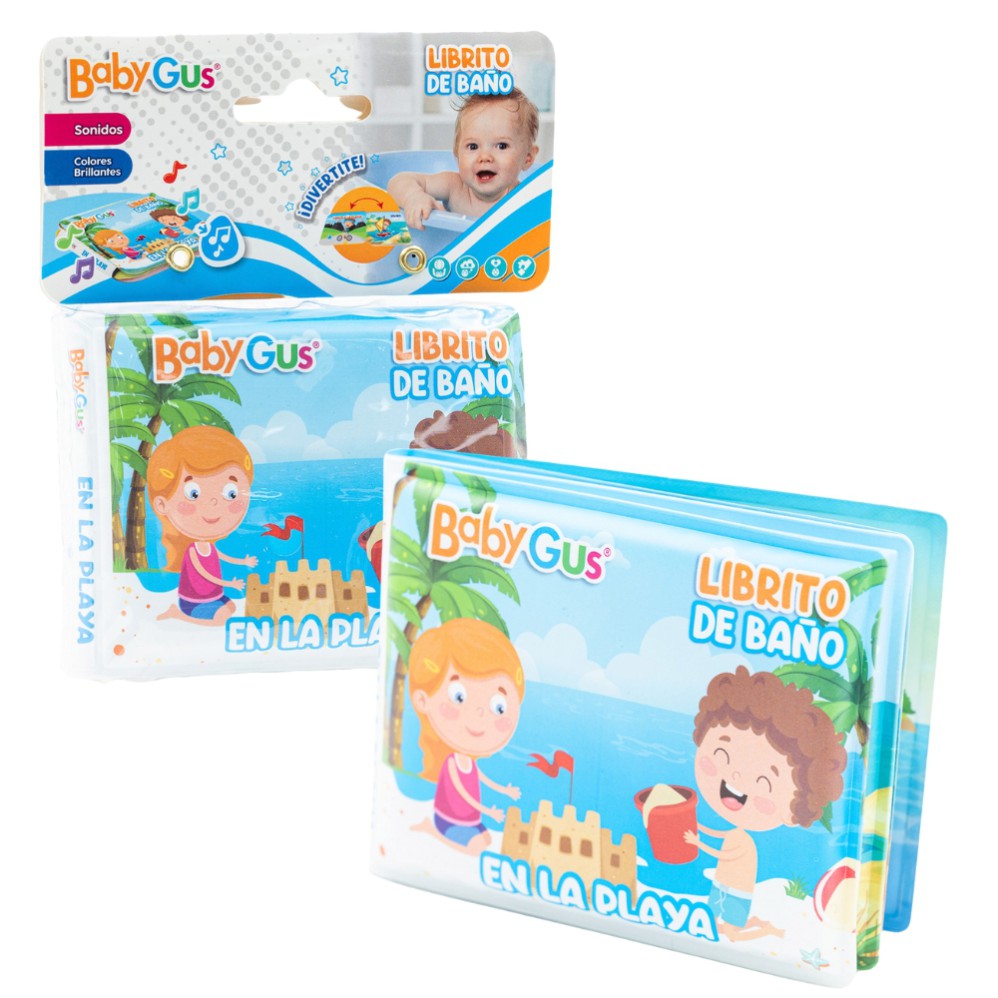 LIBRO PARA BAÑO BABYGUS PARA BEBE (L32702)