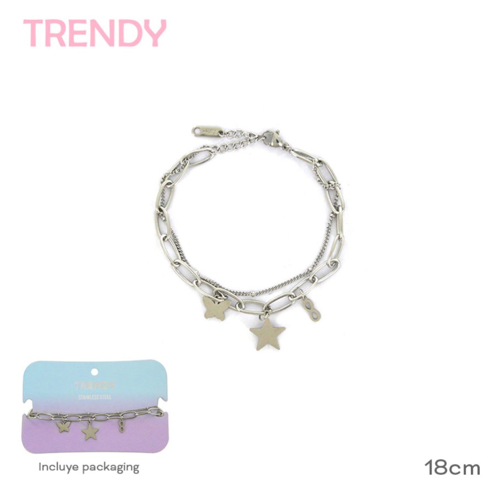 PULSERA TRENDY DE ACERO (R32498)