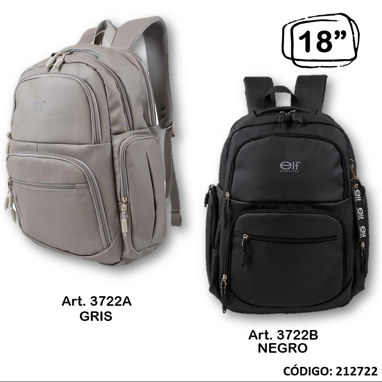 MOCHILA PORTANOTEBOOK 18" ELF (L212722)