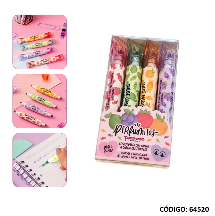 RESALTADOR PUNTO CERO PERFUMITOS DOBLE (L64520)