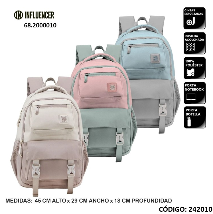 MOCHILA PORTANOTEBOOK 18" LSD INFLUENCER (L242010)