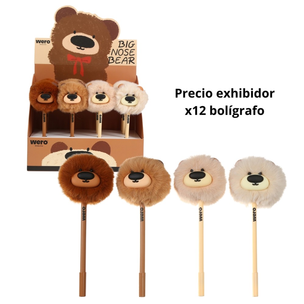 BOLIGRAFO WERO OSO POMPON (L340130)